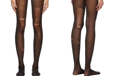 how to fix ripped gucci tights|Gucci distressed tights.